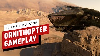 Microsoft Flight Simulator x Dune  Ornithopter Gameplay 4K 60FPS [upl. by Selma686]