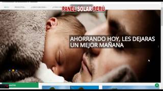 Como Comprar en Panel Solar Peru [upl. by Aggri]