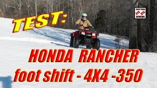 HONDA RANCHER 350 Trail Review 2000 2001 2002 2003 [upl. by Oriaj473]