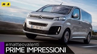 Citroen SpaceTourer pulmino  Primo Test [upl. by Kayley]