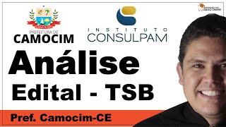 ANÃLISE EDITAL CONCURSO PREFEITURA DE CAMOCIMCE 2024 CARGO TÃ‰CNICO EM SAÃšDE BUCAL TSB [upl. by Dickey]