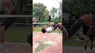 Pemain Takraw Unjuk Skill 🤯salto sepaktakraw spike rollspike [upl. by Retsila218]