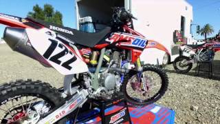 Inside Amsoil Hondas FuelInjected Honda CRF150R [upl. by Gilda]