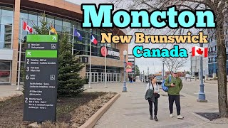 Moncton New Brunswick Canada 🇨🇦 2024  Moncton downtown walking tour canada newbrunswick moncton [upl. by Ayatnwahs346]