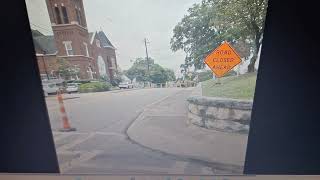 Road Work Ahead Near The Bartow County Courthouse [upl. by Onateag552]