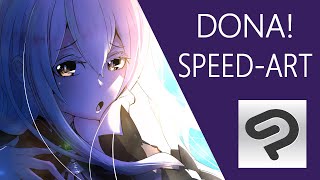 Echidna ReZero SpeedPaint [upl. by Yelsa]