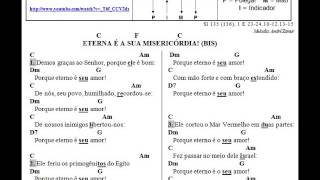 SALMO 135 136  ETERNA É A SUA MISERICÓRDIA [upl. by Pratt]