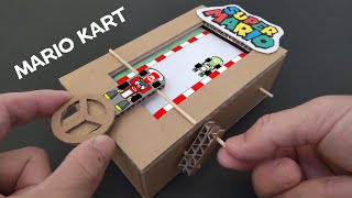 How To Make Super Mario Kart Cardboard Game｜DIY Car Racing Game from Cardboard [upl. by Gentry]