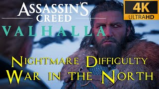 AC Valhalla  War in the North  Nightmare Aesir difficulty playthrough [upl. by Ajak]