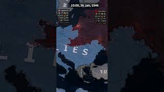 Operation Unthinkable WW3 in 1945  HOI4 TIMELAPSE ww2 shorts hoi4 timelapse heartsofiron4 [upl. by Yboj488]