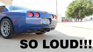 Billy Boat BampB Bullet Exhaust Installed on my C5 Corvette Z06 [upl. by Lottie]