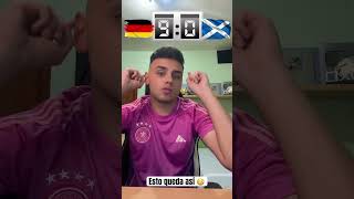 PREDICCIÓN ALEMANIA vs ESCOCIA  EUROCOPA 2024 shorts euro2024 eurocopa [upl. by Annuaerb]