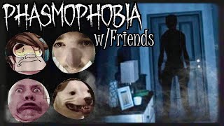 4 Goons Go Ghost Hunting in Phasmophobia Found Footage [upl. by Bille591]