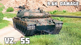 Vz 55 WoT – 6Kills 96K Damage [upl. by Tamarah745]