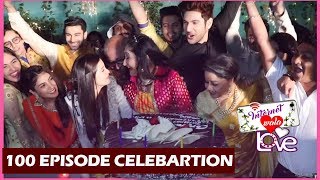 Internet Wala Love Completes 100 Episodes Tunisha  Shivin amp Jayati Cut Cake [upl. by Aynek]