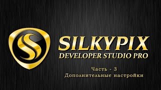 Silkypix developer studio ЧАСТЬ  3 Дополнительные настройки [upl. by Mastic]