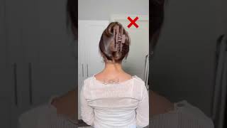 claw clip hairstyle for long hair 🫶🏼hair clawclip clawcliphack easyhairstyles [upl. by Shirl]