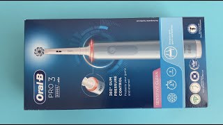 OralB PRO 3 3200S Electric Toothbrush  UNBOXING amp REVIEW [upl. by Gaudette]