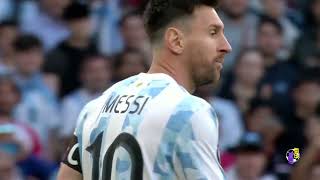 Lionel Messi quotBody Feintquot x Leonardo Spinazzola 2022  Italy vs Argentina [upl. by Ahtel902]