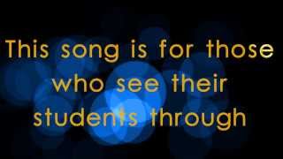 LYRICS You Have Made A Difference  A Teacher appreciation song [upl. by Waki]