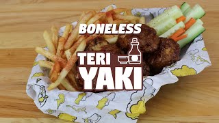 Receta BONELESS con TERIYAKI teriyaki salsas agridulce boneless alitas chickenwings [upl. by Otecina]