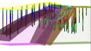 Brittle and ductile deformation modelled in 3D [upl. by Goodman]