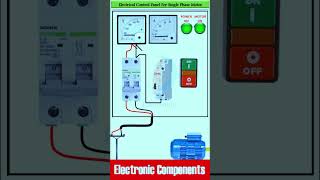 Control Panel For Single Phase Motor shots [upl. by Notnil193]