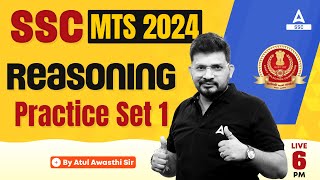 SSC MTS 2024  SSC MTS Reasoning Classes by Atul Awasthi  SSC MTS Reasoning Practice Set 1 [upl. by Efren80]