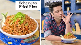 Chilli Garlic Fried Rice Recipe  Veg Fried Rice Schezwan Chutney  चिली गार्लिक राइस  Kunal Kapur [upl. by Hutchings845]