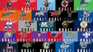 All 27 ECHL Goal Horns 2022 [upl. by Aros]