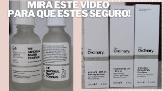 The Ordinary ORIGINAL vs FALSO  Original vs Fake  EXPLICACIÓN DETALLADA CUIDADO CON TU PIEL [upl. by Ancilin]