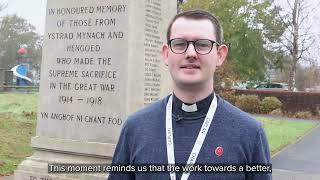 The Aneurin Bevan University Health Board family marks Remembrance Day [upl. by Jarid]