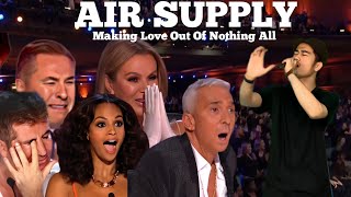 all the judges cried hearing Air Supply song Making Love Out of Nothing All Parody [upl. by Cecelia154]