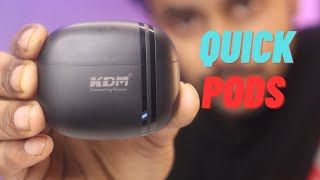 Unbox KDME2 Quick pods  review amp analysis  best pods TWS [upl. by Aleksandr790]