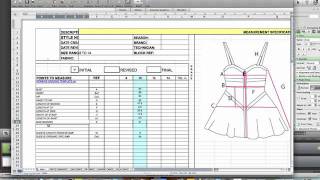 FASHION SPECIFICATION SHEET [upl. by Wing]