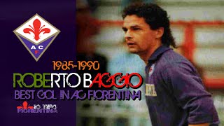 ⑩ Roberto Baggio ● Best in AC Fiorentina [upl. by Anawt]