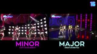 SIXTEEN  다시 해줘 Do It Again MAJOR MINOR ComparisonComparação [upl. by Athalie761]