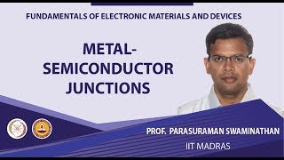 Metalsemiconductor junctions [upl. by Sherlocke545]