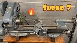 Myford Super 7 Mk1  Accessoiries Metalworking Lathe [upl. by Beaulieu]