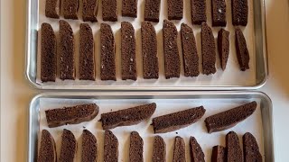 chocolate biscotti [upl. by Leena]