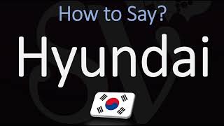 How to Pronounce Hyundai CORRECTLY Korean Pronunciation [upl. by Yaja]