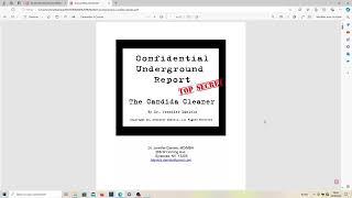 Capsule Livre The Candida Cleaner Térébenthine Dr Daniels [upl. by Forrest]