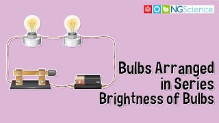 Bulbs Arranged in Series – Brightness of Bulbs [upl. by Ennaus163]