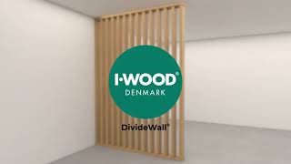 IWood Denmark®  Montering af DivideWall [upl. by Nnaeus]