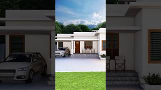 1400 sq ft house design planelevation3D home keralahomedesign [upl. by Hgalehs667]