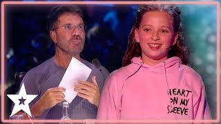 Issy Has A Brand New Trick For Simon Cowell on BGT The Champions  Kids Got Talent [upl. by Shelba469]