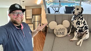 Buying My First House Near Disney World  NEW House Tour amp Moving Vlog Apartments Near Disney World [upl. by Tenneb]