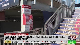 Harrisburg Senators employee helps saves a life using AED on City Island [upl. by Niowtna]