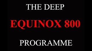 THE DEEP PROGRAMME minelab equinox 800 [upl. by Nawk]