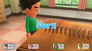 Wii Party U minigame Domino Tally 60fps [upl. by Tega686]